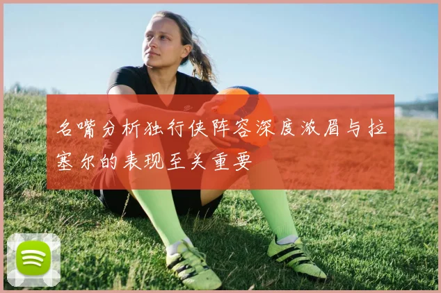 名嘴分析独行侠阵容深度浓眉与拉塞尔的表现至关重要